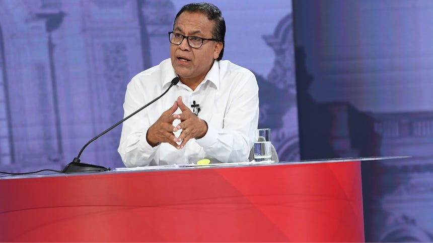Roberto Sánchez, candidato presidencial de Juntos por el Perú. 