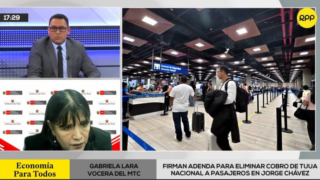 MTC: “Asumimos el costo de la TUUA nacional en el aeropuerto Jorge Chávez para evitar una problemática de índole social”