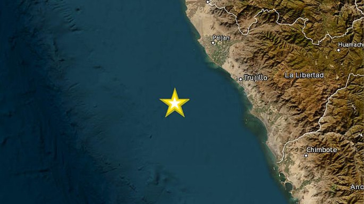 Un sismo de magnitud 4.9 remeció la región La Libertad esta madrugada