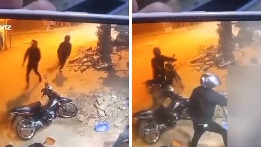 El crimen quedó captado en video por las cámaras de la vivienda. 