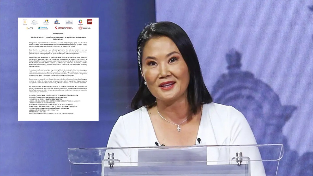 Elecciones 2026: Gremios de la micro y pequeña empresa expresan su respaldo a Keiko Fujimori