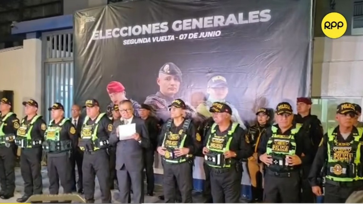 Ministerio del Interior presentó plan de seguridad para las elecciones: más de 53 000 policías resguardarán locales de sufragio