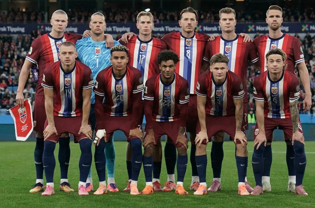 Noruega está encuadrada en el Grupo I junto con Francia, Senegal e Irak, contra la que debutará el 17 de junio.