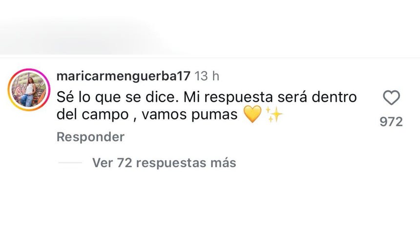 La respuesta de Maricarmen Guerrero a su fichaje a Universitario.