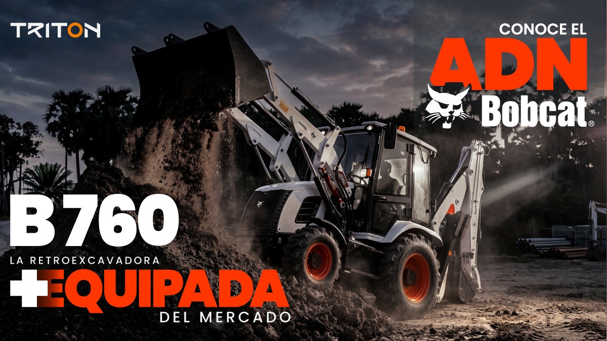 Triton presenta la renovada BOBCAT B760, la retro más equipada del mercado