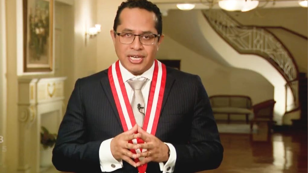 Presidente del JNE: 