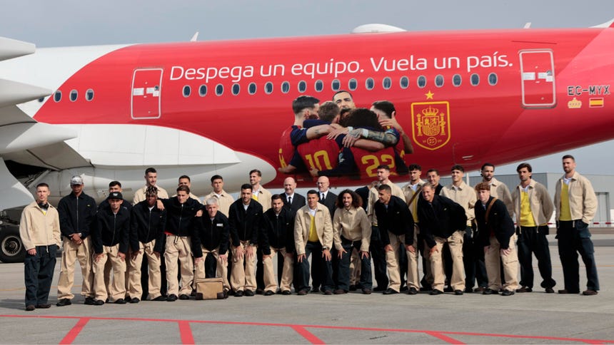 Mundial 2026: la Selección de España, una de las favoritas del certamen, partió rumbo a Estados Unidos [FOTOS]