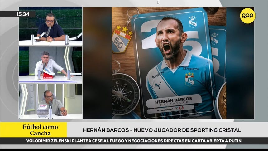 Sporting Cristal será el nuevo club de Hernán Barcos.