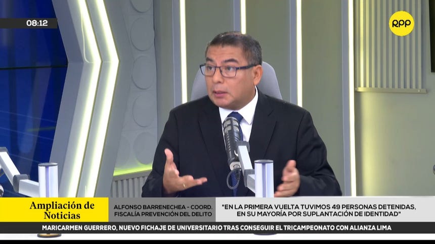 Fiscal Alfonso Barrenecha: 