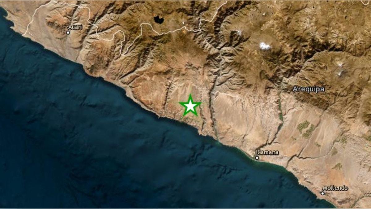 Un sismo de magnitud 4.4 remeció la región Arequipa esta tarde