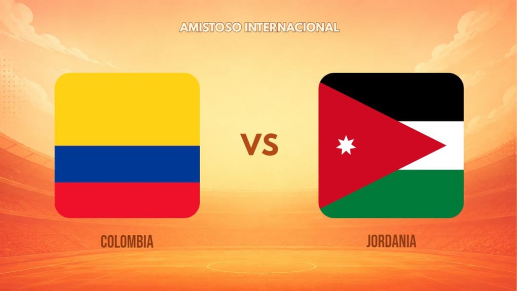 Guía de TV del partido Colombia vs Jordania.