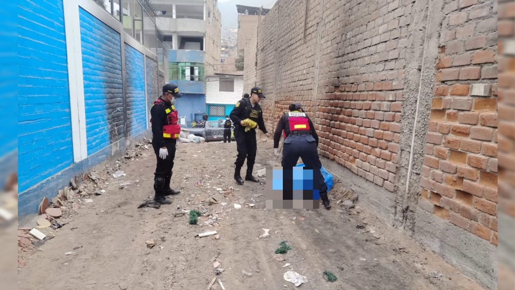 La Policía llegó hasta la zona para retirar el cadáver