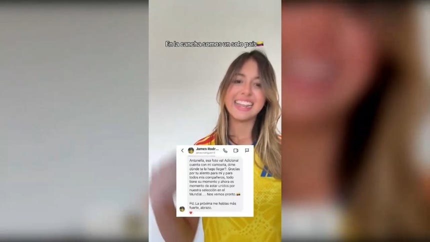 Mensaje de James a la hija de Petro. 