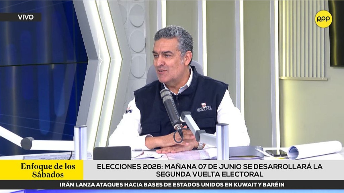 Jefe de la ONPE aclaró que ciudadanos con multas electorales no tienen impedimentos para votar este domingo
