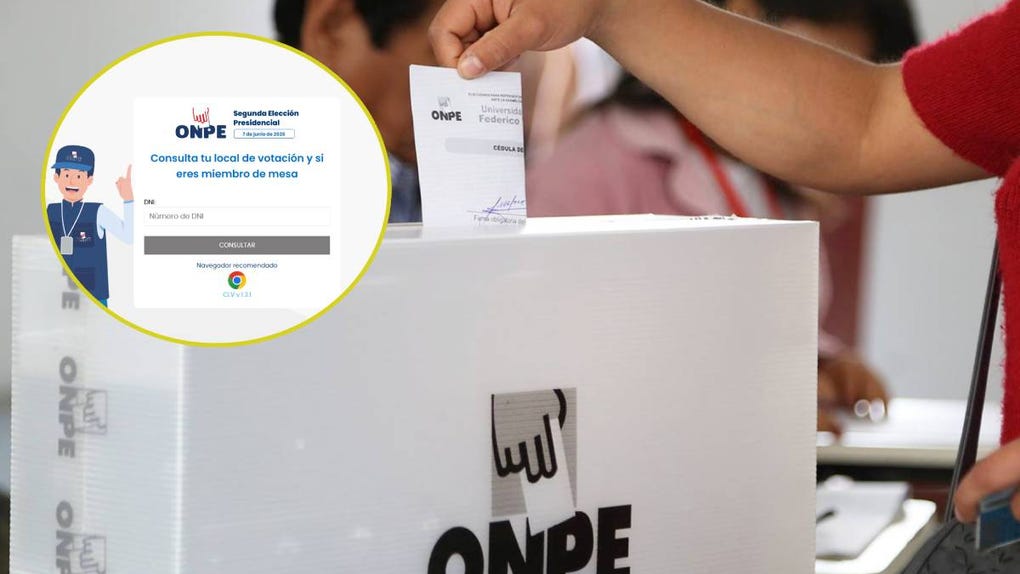 ONPE brinda información para conocer dónde votar y más datos sobre tu local de votación en la Segunda Vuelta 2026