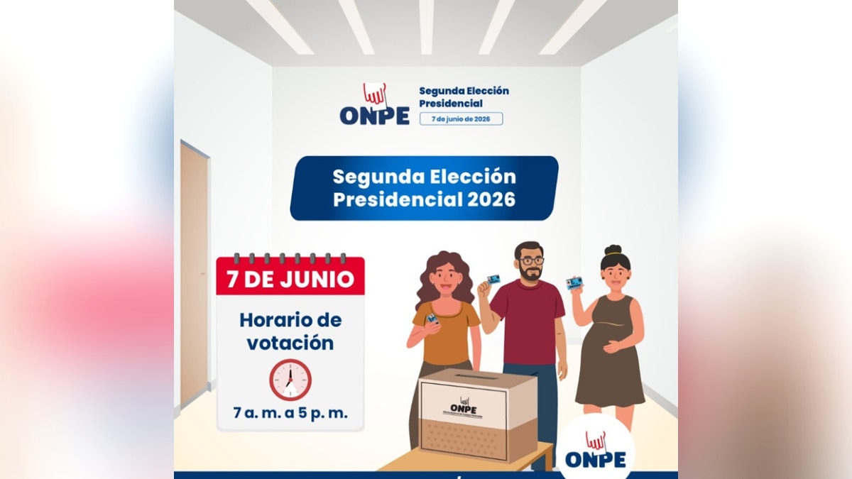 Horario oficial de votación en la Segunda Vuelta 2026 según ONPE