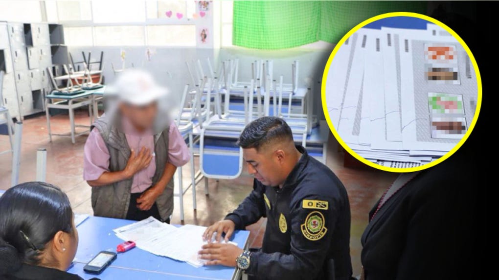 Autoridades detuvieron en flagrancia a octogenario que habría marcado cédulas electorales. 