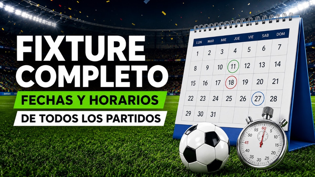 Fixture del Mundial 2026: conoce las fechas y los 