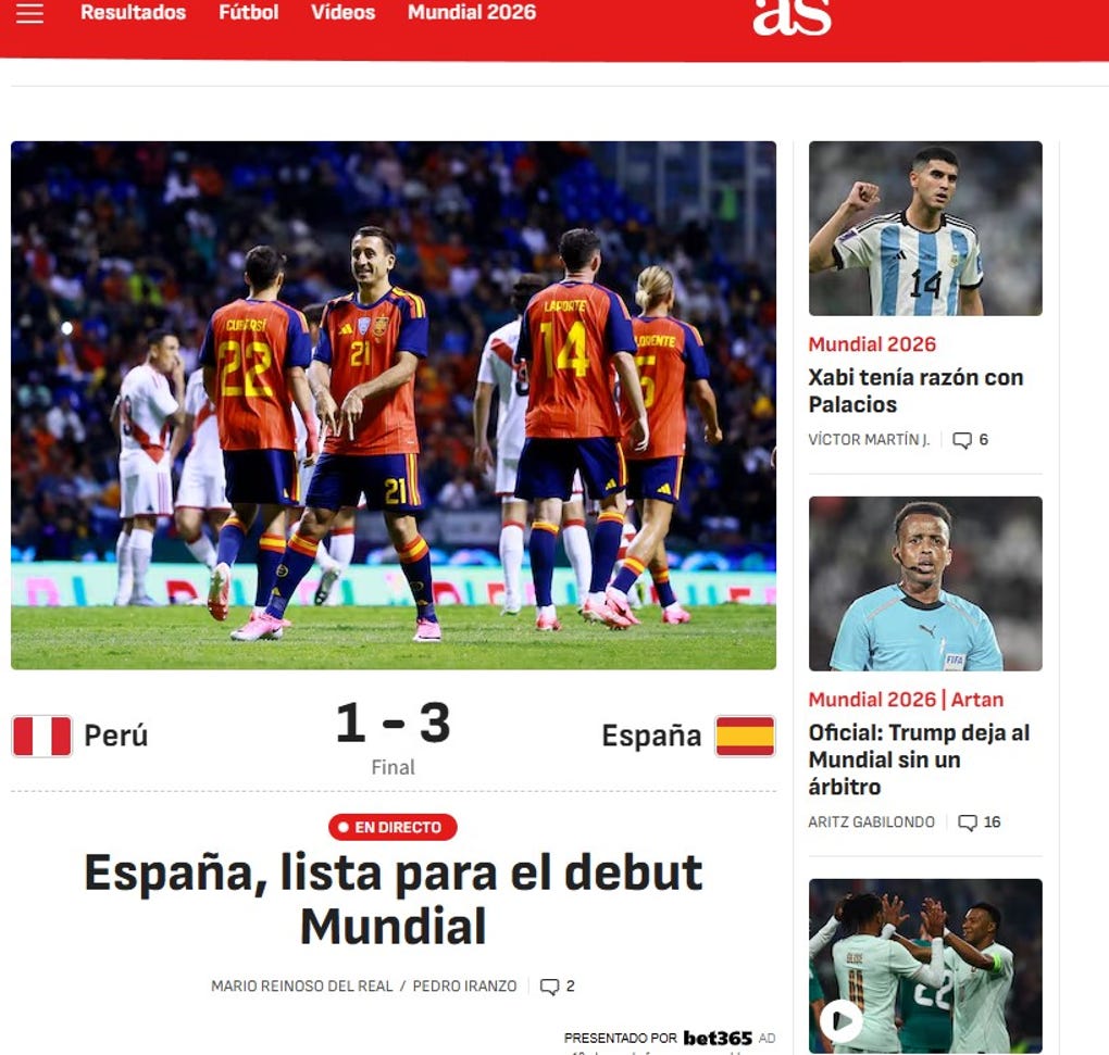 <strong>AS de España: </strong>España, lista para el debut Mundial