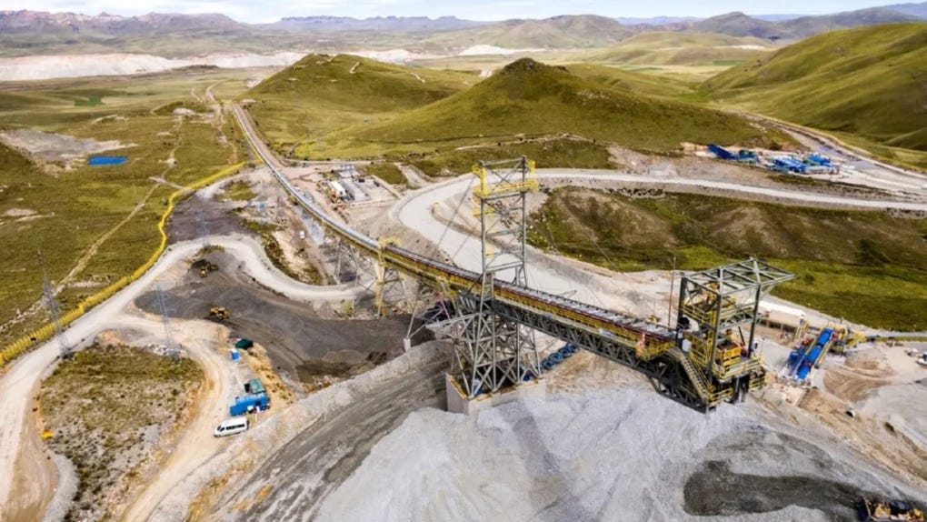 Southern, Shougang y Las Bambas lideran el fuerte repunte de la inversión minera