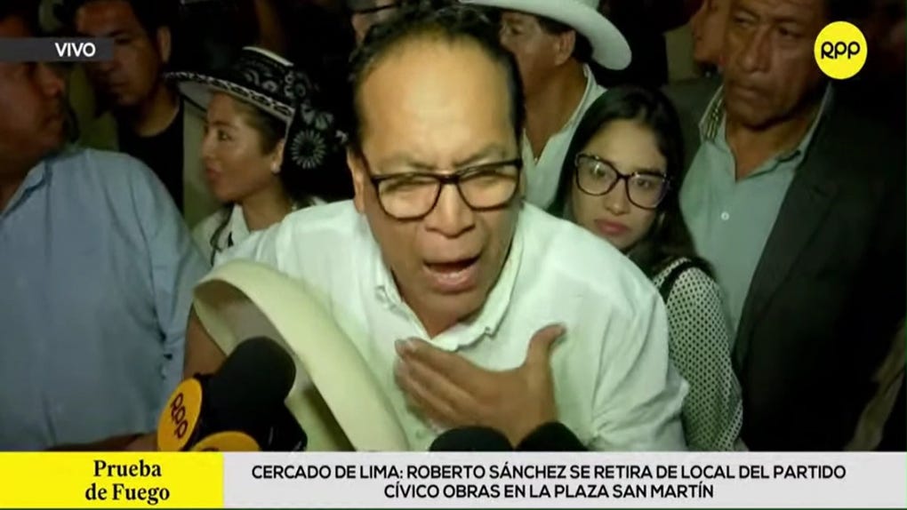 Roberto Sánchez pide esperar resultados oficiales 