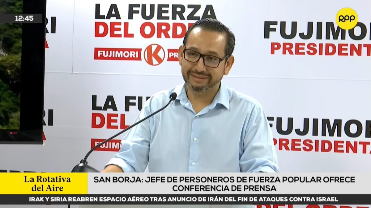Fuerza Popular dice que sus personeros fueron quienes denunc