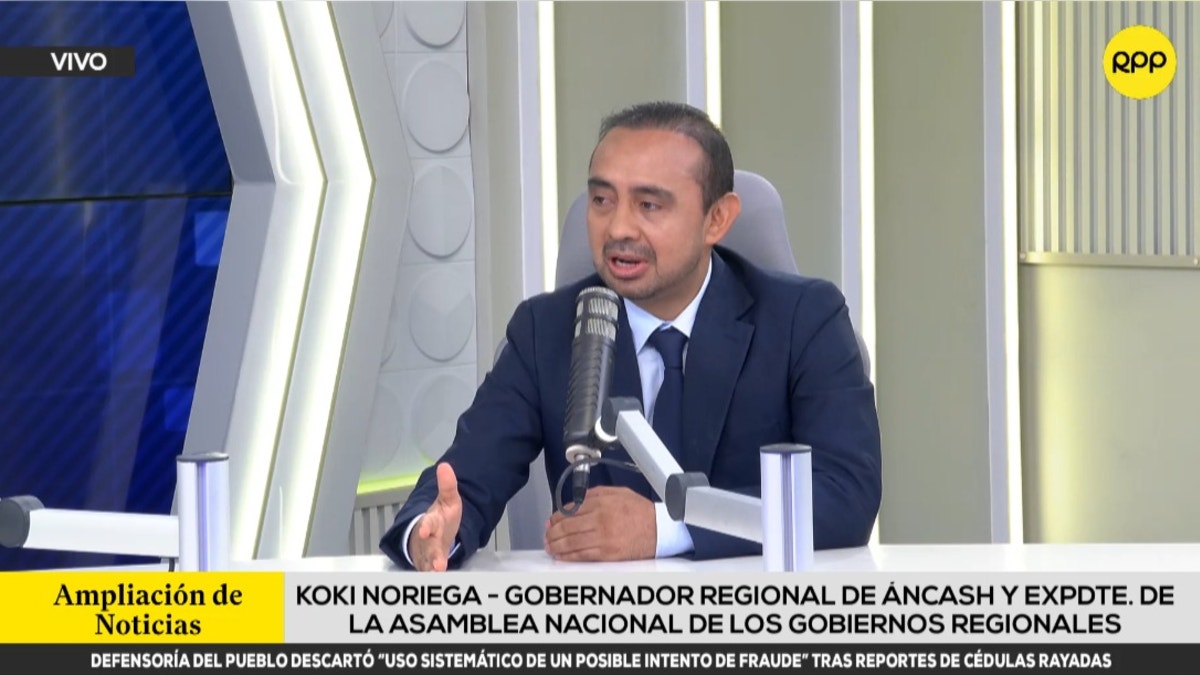 Gobernador de Áncash fija las prioridades para el nuevo gobi