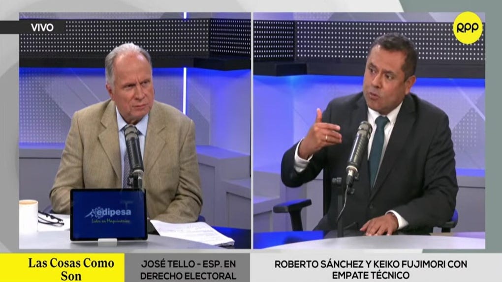 Actas observadas de la segunda vuelta seguirán proceso de revisión y eventual apelación ante el JNE