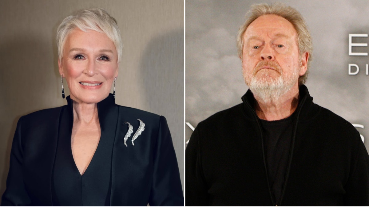 Glenn Close y Ridley Scott recibirán un Oscar honorífico en 