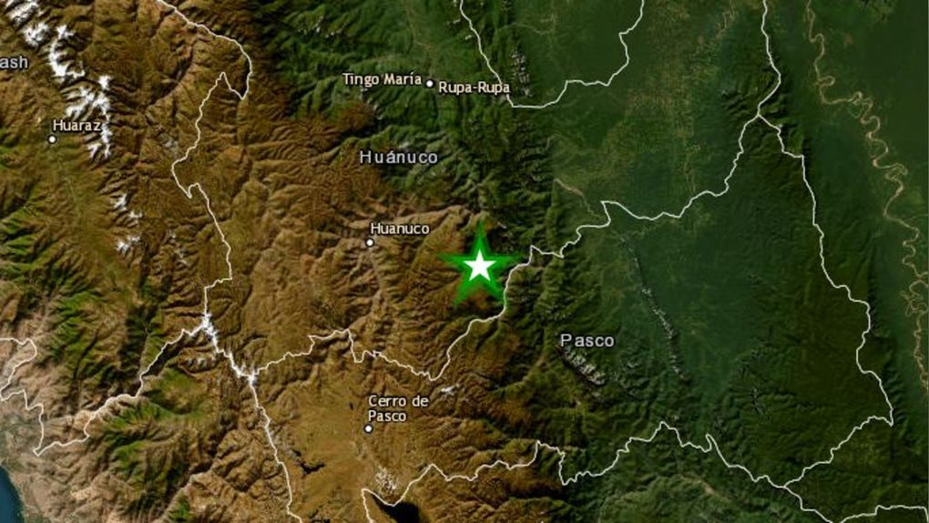 El sismo fue sentido a las 12:32 a.m.