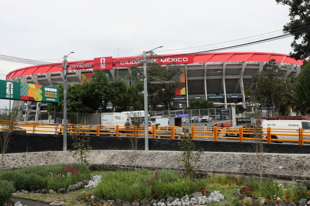 El Estadio Azteca es el recinto en que jugarán México ante Sudáfrica, por el partido inaugural.