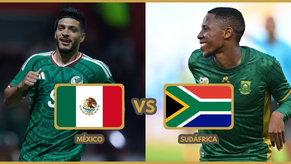 Guía TV, México vs Sudáfrica EN VIVO