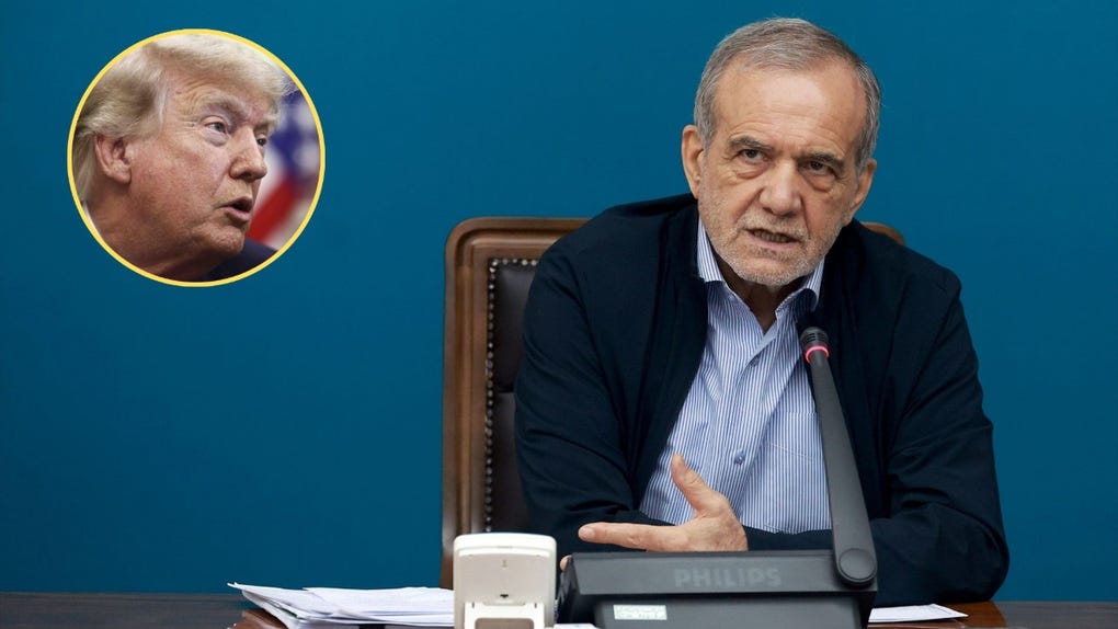 El presidente de Irán, Masud Pezeshkian.