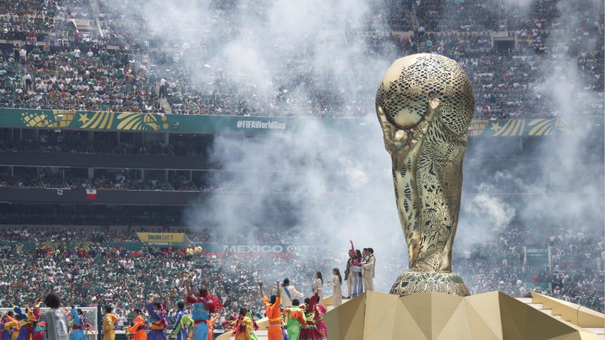 Así se vivió la inauguración del Mundial en Ciudad de México.