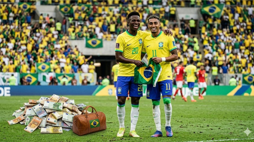 Con Vinicius y Rapinha: ¿cuánto cuesta el millonar