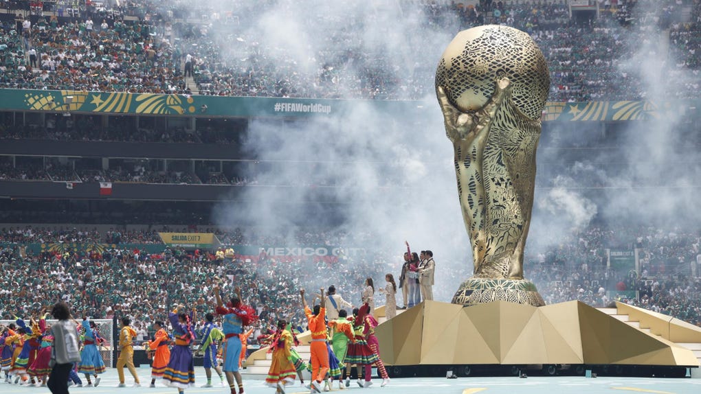 El grupo mexicano Los Ángeles Azules se presentaron en la inauguración del Mundial de la FIFA 2026.