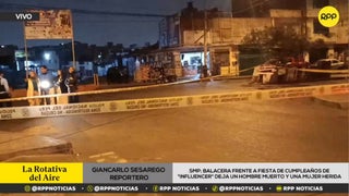 PNP investiga balacera en SMP que dejó un hombre muerto y una mujer herida