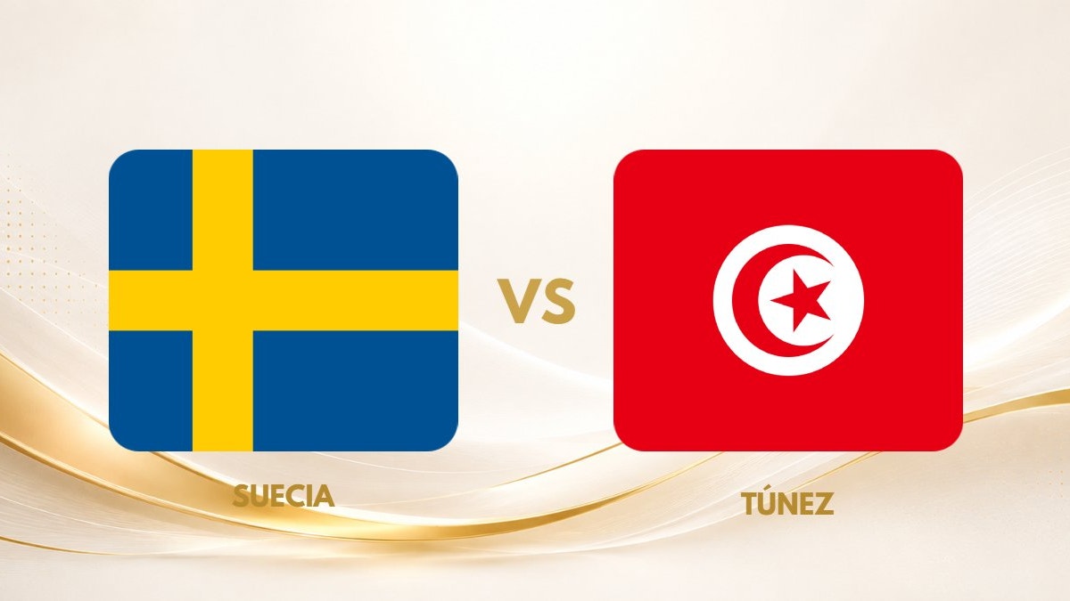 Suecia vs Túnez horario y canales para ver la fecha 1 del Mundial 2026 FIFA en vivo