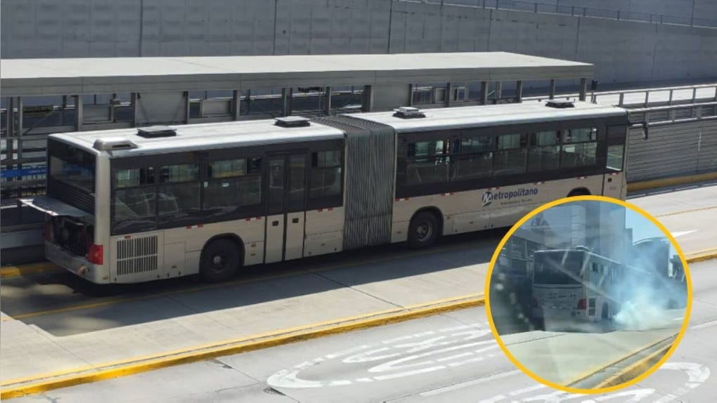 Los usuarios del Metropolitano se mostraron preocupados por lo ocurrido.