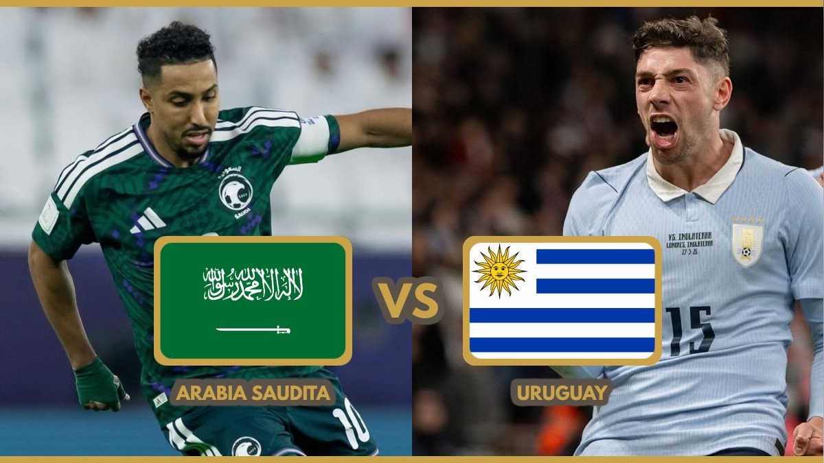 Uruguay enfrenta Arabia Saudita en partido por la fecha 1 del Mundial 2026 en vivo