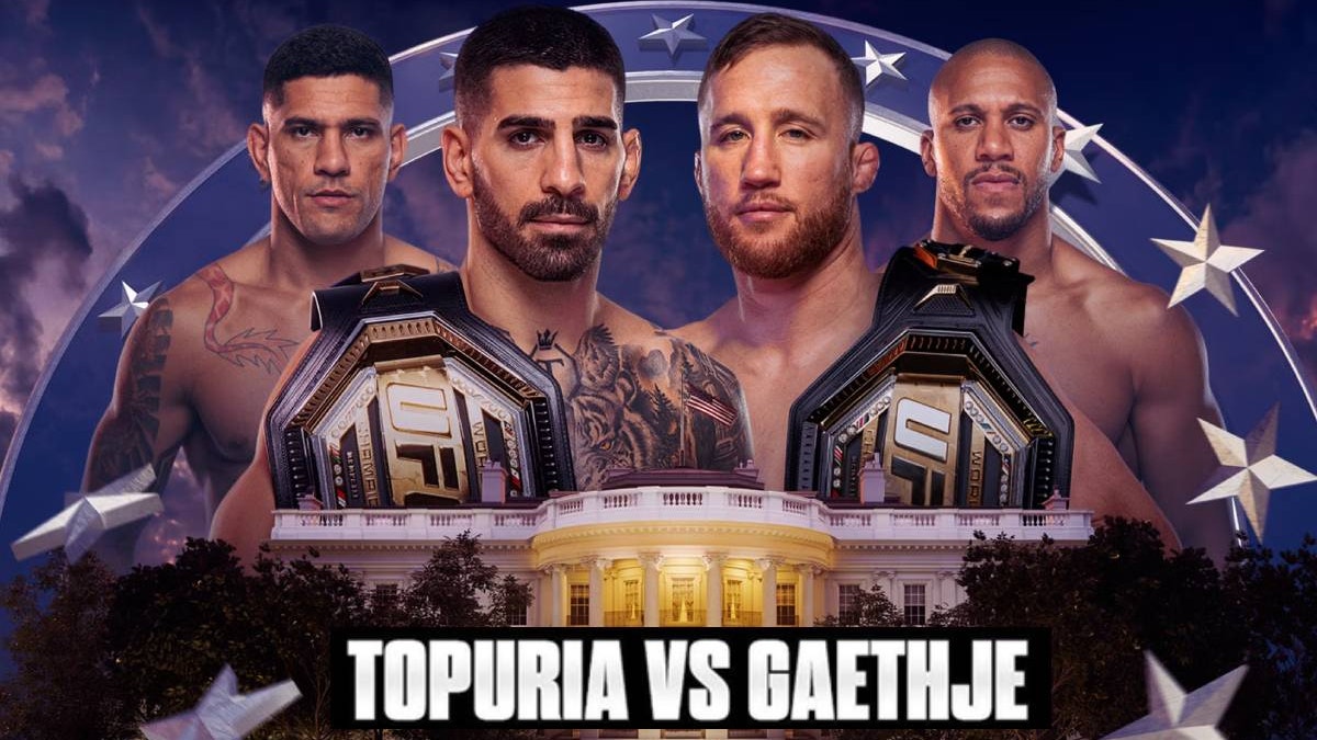 Topuria UFC Freedom 250 horarios cartelera y cómo ver pelea vs Gaethje en vivo