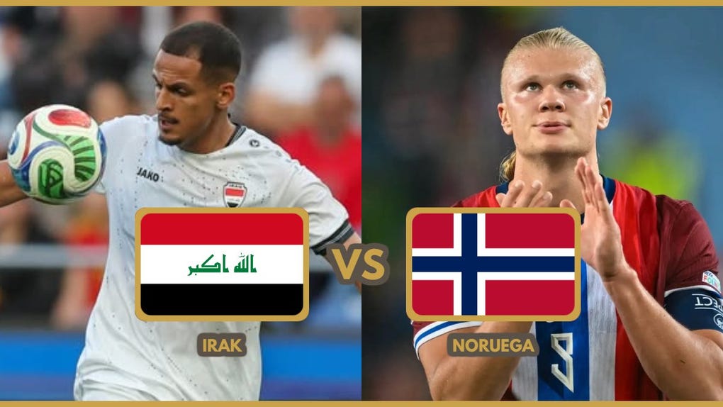 Guía de TV del partido Irak vs Noruega.