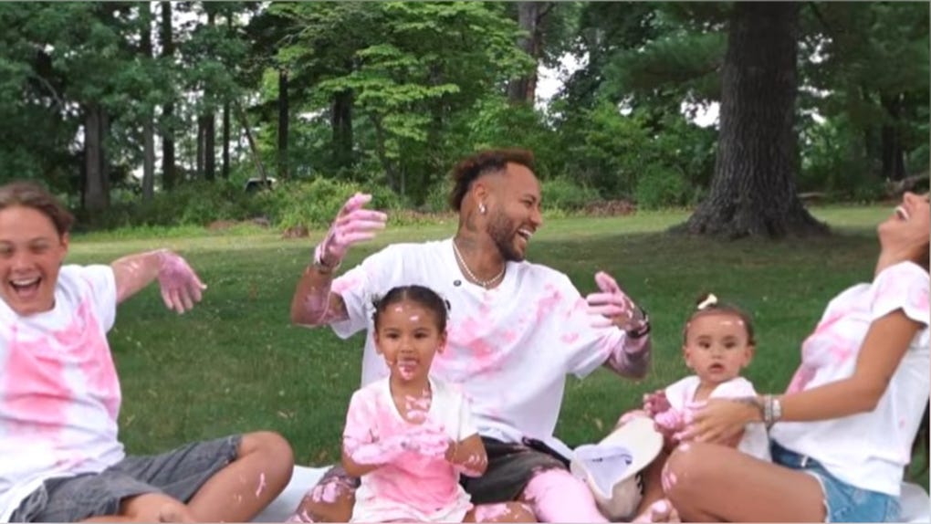 Neymar y toda su familia.