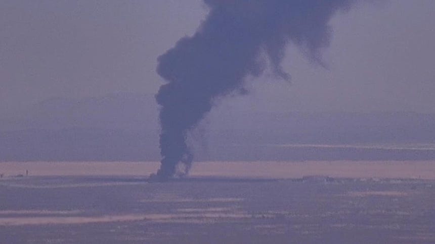 Se estrella un bombardero estadounidense B-52 en California