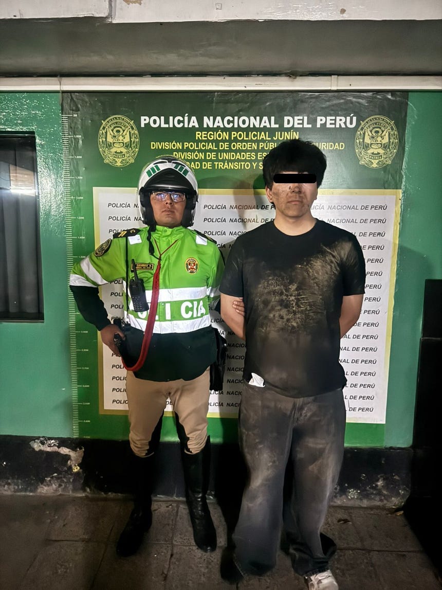 El conductor fue finalmente detenido.
