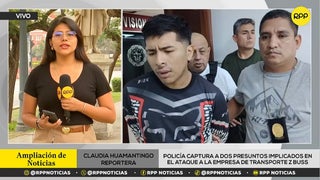 PNP captura a presuntos implicados en ataque contra empresa de transporte interprovincial Z Buss