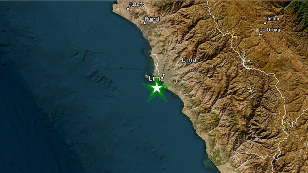 El sismo fue sentido a las 9:08 a.m.
