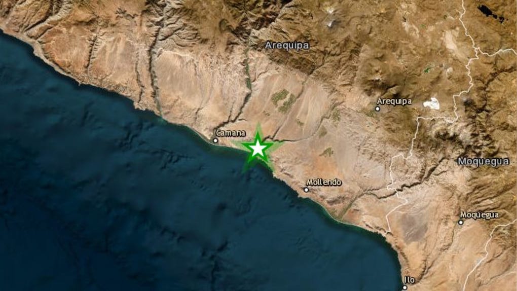 El sismo fue sentido a las 3:37 a.m.
