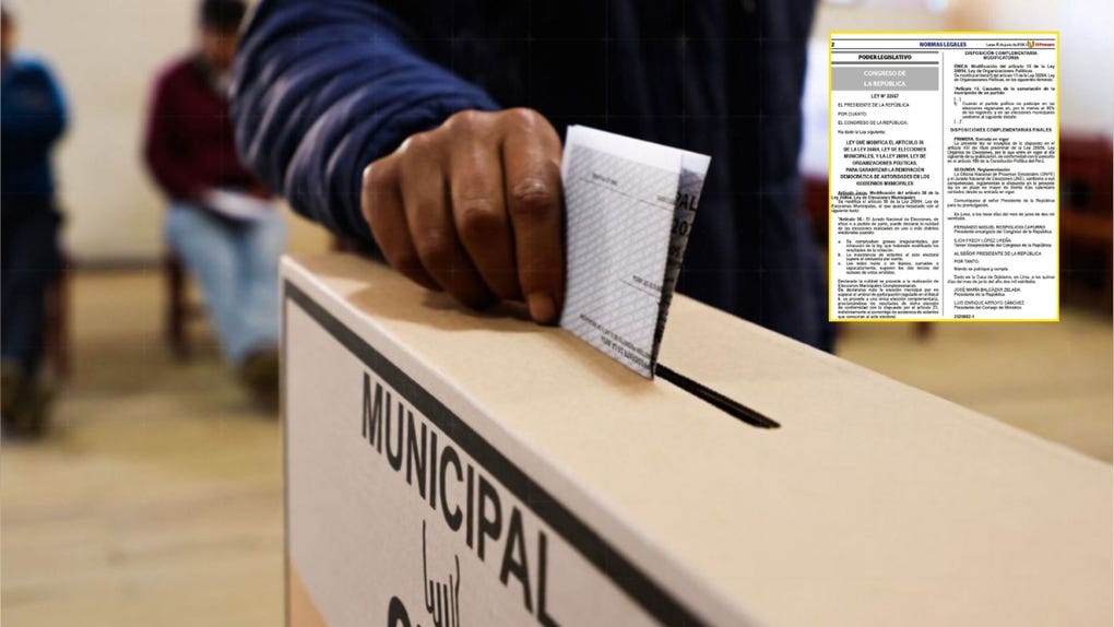 Partidos podrán mantener su inscripción si compiten en al menos el 30% de regiones en elecciones regionales