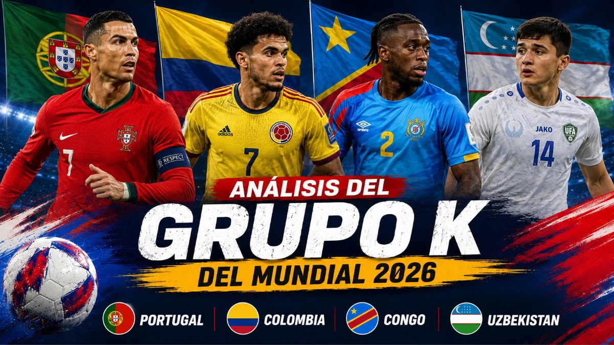 Portugal y Colombia en el Grupo K del Mundial 2026 con toque y jerarquía de juego